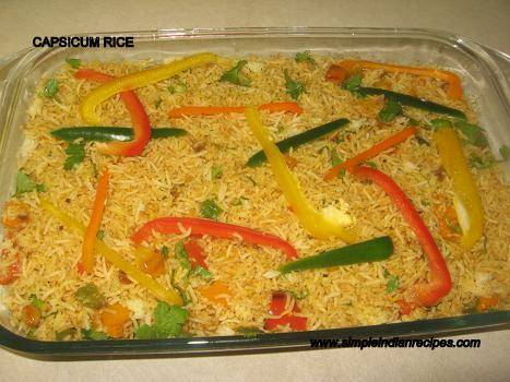 Capsicum Rice